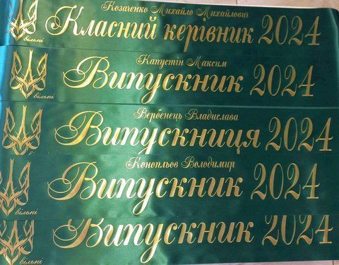 Лента Выпускник изумрудная 2244776961 фото