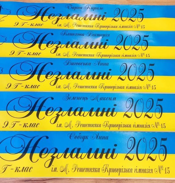 Стрічка Жовто-блакитна незламні 2499524528 фото