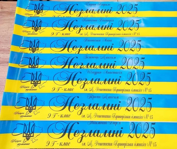 Стрічка Жовто-блакитна незламні 2499524528 фото