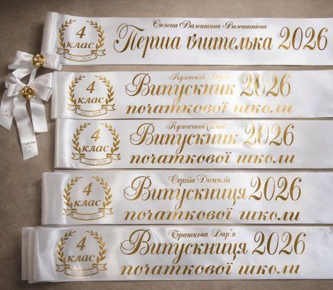 Стрічка Випускниця початкової школи 2931493196 фото